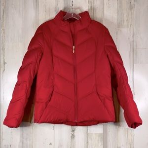 Athletic Works Red Puffer Jacket Coat